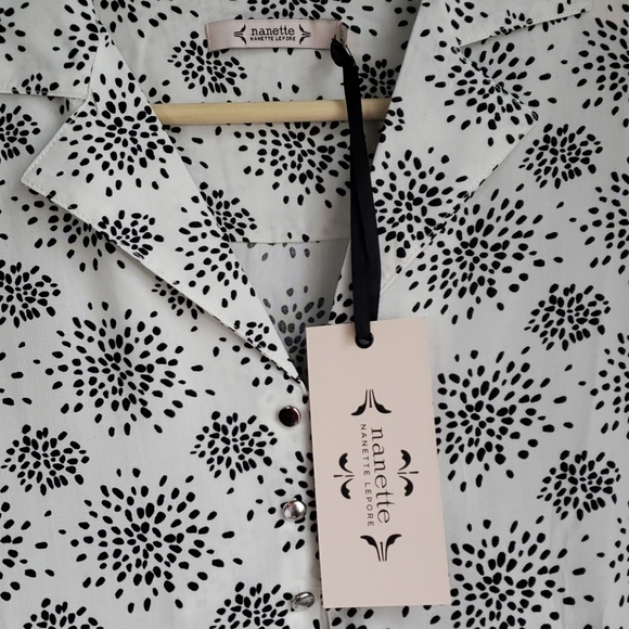 NANETTE Nanette Lepore Blouse Hard to Find Top Women's Size Small - Picture 6 of 12